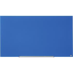 nobo Glas-Magnettafel Diamond, (B)1.260 x (H)711 mm, blau