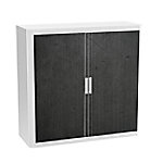 easyOffice Rollladenschrank easyoffice BxTxH 86x37,5x104cm schwarz