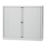 bisley Euro Rollladenschrank 2,5 OH - Lichtgrau / Lichtgrau