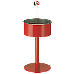 vepabins Vepa Bins Asbak 45 cm Rood