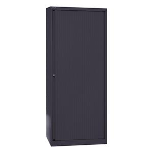 bisley Roldeurkast hoog staal 80x43x198cm zwart 4 legborden