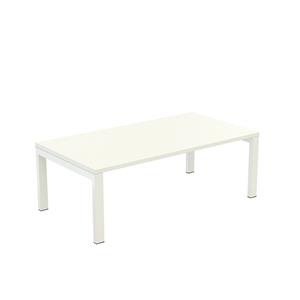 PAPERFLOW Beistelltisch easyDesk, rechteckig, weiß / weiß