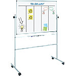 officedepot Office Depot Mobiel magnetisch whiteboard Superior Geëmailleerd 120 x 90 cm