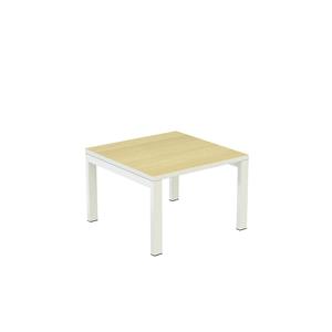 PAPERFLOW Beistelltisch easyDesk, quadratisch, buche / weiß