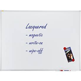 franken Wandmontage Magnetisch Whiteboard Gelakt staal Valueline 120 x 90 cm
