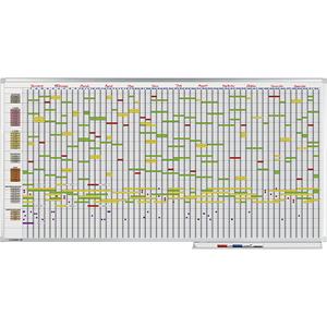 legamaster Jaarplanner magnetisch Professional Wit 200 x 100 cm 75 items