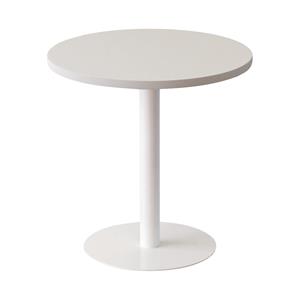 paperflow Bijzettafel met melamine, ABS & stalen blad en frame Easy Desk 600 x 600 x 600 mm Wit