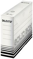 LEITZ Archiv-Schachtel Solid, weiß/hellblau, (B)100 mm