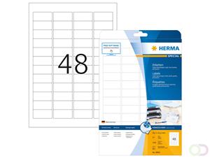 herma Inkjet-etiketten 8864 Geel 45,7 x 21,2 mm 25 Vellen à 48 Etiketten