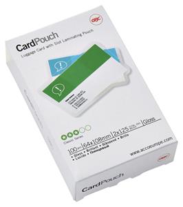 GBC Laminierfolientasche CardPouch, 64 x 108 mm, 250 mic