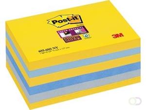 post-it Super Sticky Notes 127 x 76 mm New York Kleuren 6 Blokken van 90 Vellen