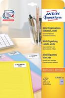Avery Zweckform L7658 - labels - 4725 label(s) - 25.4 x 10 mm