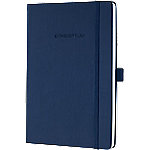 sigel Notizbuch Conceptum CO656 blau A5 kariert 97 Blatt 194 Seiten Hardcover