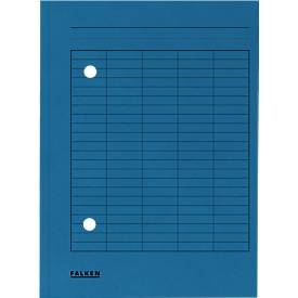 Falken Dossiermap Circulatie A4 Blauw Karton 22 x 31,8 cm 100 Stuks