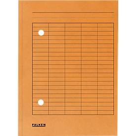 Falken Dossiermap Circulatie A4 Oranje Karton 22 x 31,8 cm 100 Stuks