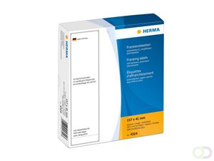 herma Frankeeretiketten 4324 Wit 157 x 41 mm 540 Vellen à Etiketten