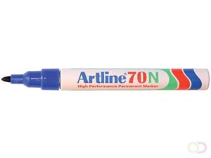 artline 70N Permanent Marker Medium Ronde Punt Blauw 12 Stuks