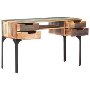 vidaXL Bureau 118x48x75 cm massief gerecycled hout