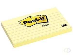 Post-It Notes Gelijnd 127 x 76 mm Canary Yellow Geel 12 Blokken van 100 Vellen