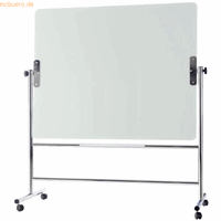 Bi-office Glastafel GQR0350 drehbar weiß