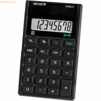 GENIE Taschenrechner 105ECO Solar LCD-Display schwarz 1-zeilig 8-stellig