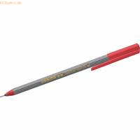 Edding Fineliner 55 finepen rot 0,3 mm mit Kappe