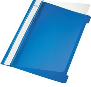 Leitz Schnellhefter Standard 4197 A5 blau PVC Kunststoff kaufmännische Heftung bis 250 Blatt