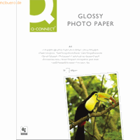 Q-CONNECT Inkjet-Fotopapier A4 Glossy hochglänzend 180g 20 Blatt