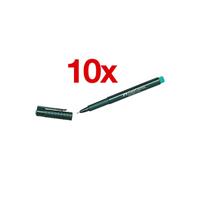 Faber-Castell Fineliner Finepen 1511 grün 0,4 mm 10 Stück