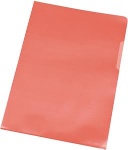 Q-Connect L-map rood 120 micron pak van 100 stuks