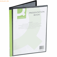 Q-CONNECT Sichtbuch schwarz mit 10 Taschen PP A4