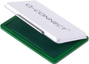 Q-CONNECT stempelkussen, ft 90 x 55 mm, groen