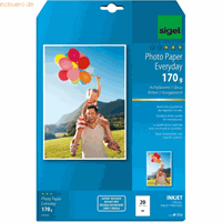 Sigel Inkjet-Fotopapier A4 IP-713 Everyday Plus hochglänzend 170g 20 Blatt