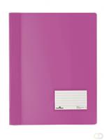 DURABLE Schnellhefter Duralux 2680 A4+ überbreit dunkelrosa PVC Kunststoff kaufmännische Heftung bis 150 Blatt
