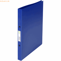 Q-CONNECT Ringbuch A4 blau gedeckt 2-Ring Ø 16mm