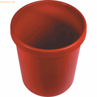 Helit Papierkorb H61061, 30 Liter rot