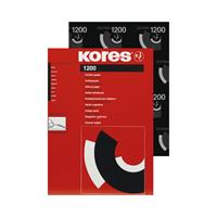 Kores Kohlepapier 1200 A4 schwarz für Schreibmaschinen 100 Blatt