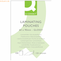 Q-CONNECT Laminierfolien 60x90mm 125 mic glänzend 100 Stück