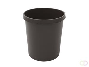 Helit Papierkorb H61058, 18 Liter braun
