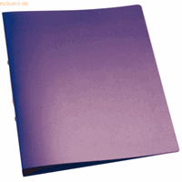 Q-CONNECT Ringbuch A4 violett-transparent 2-Ring Ø 25mm