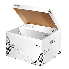 LEITZ archiefcontainers easyboxx, gemaakt van gerecycled karton, Maat M, 10 stuks