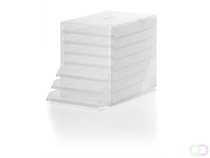 DURABLE Schubladenbox Idealbox 1712000400 transparent/transparent 7 Schubladen offen
