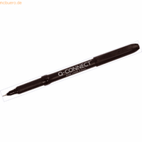 Q-Connect fineliner, 0,4 mm, zwart