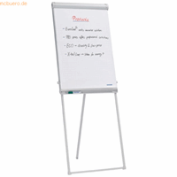 FRANKEN Flipchart Standard 67x95 hellgrau auf Dreibinstativ