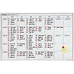 Franken Wochenplantafel 7 Tage / 21 Projekte weiß 90 x 60cm