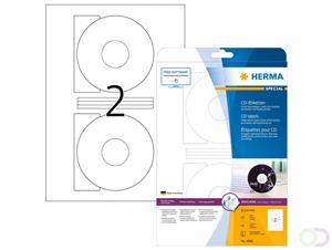 Herma CD Etiketten 4849 Ø 116 mm 50 Stück CDs / DVDs