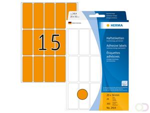 Herma Etiketten ORANGE 2414 20 x 50 mm 360 Stück