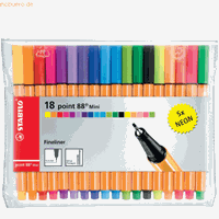 STABILO 688/18-2 18St Feinlineretui Point 88 Mini