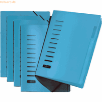 PAGNA Ordnungsmappe PP/40056-02 DIN A4 blau Karton mit PP-Umschlag