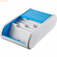 helit Visitenkartenbox Linear H6218030 300Karten blue lagoon